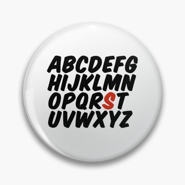 Item preview, Minimalist Alphabet – Letter S Initial Design designed and sold by hhells.