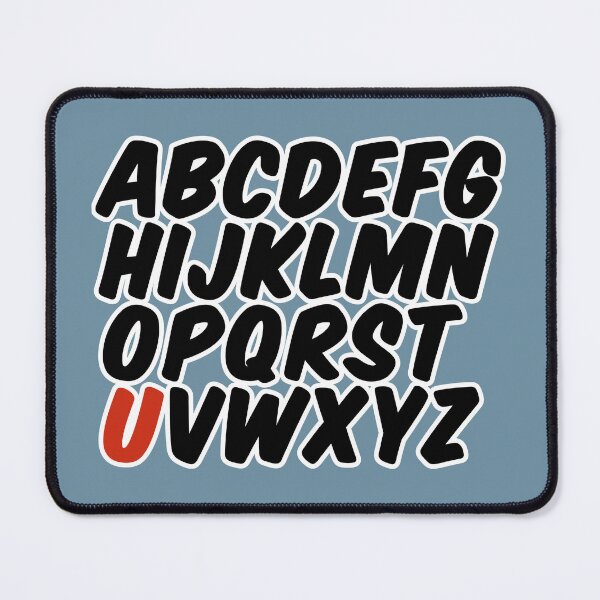 Item preview, Minimalist Alphabet – Letter U Initial Design designed and sold by hhells.