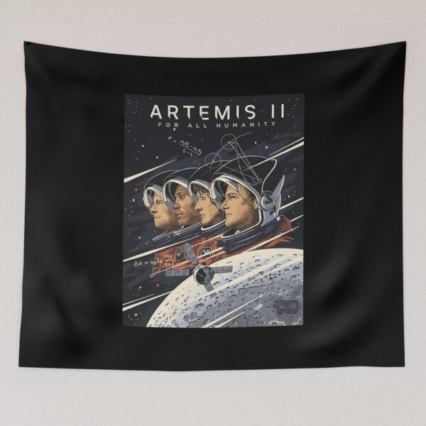 Artikelvorschau, Artemis 2 Mond entworfen und verkauft von Mayverse.