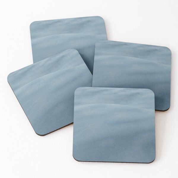 Item preview, Minimalist Blue Sand Dune | Serene Desert Landscape Art designed and sold by Midnight Veil Designs.