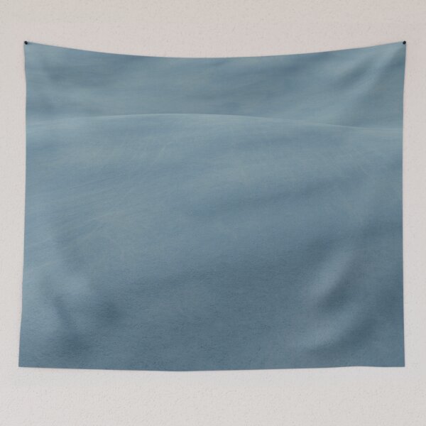 Item preview, Duna de arena azul minimalista | Arte de paisaje desértico sereno designed and sold by Midnight Veil Designs.
