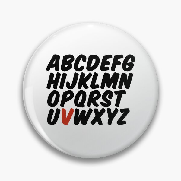 Item preview, Minimalist Alphabet – Letter V Initial Design designed and sold by hhells.