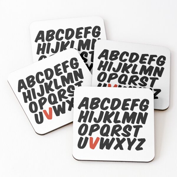Item preview, Minimalist Alphabet – Letter V Initial Design designed and sold by hhells.