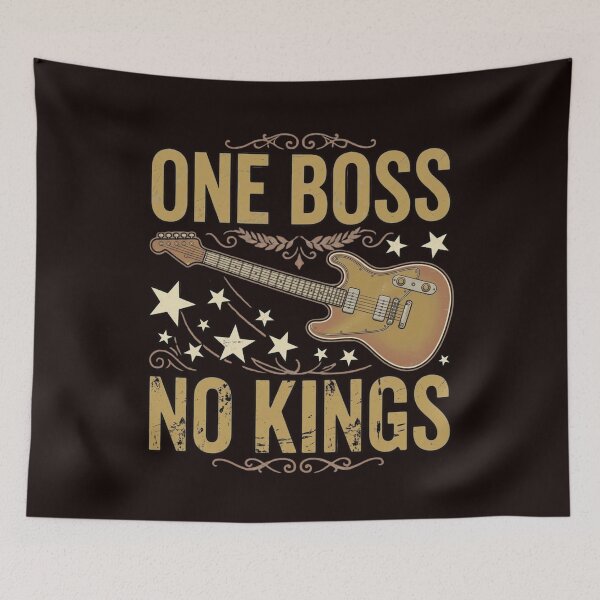 Item preview, One Boss No Kings Monarchy Political Freedom  designed and sold by randomslife.