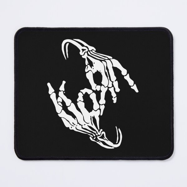 Item preview, Skeleton Hands Korn Sign - Nu Metal Rock Parody designed and sold by shopmamabite.