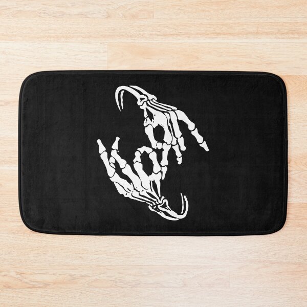 Item preview, Skeleton Hands Korn Sign - Nu Metal Rock Parody designed and sold by shopmamabite.