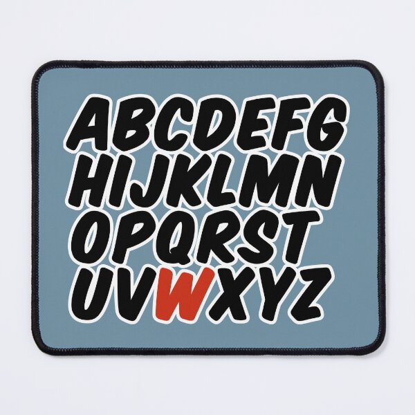 Item preview, Minimalist Alphabet – Letter W Initial Design designed and sold by hhells.
