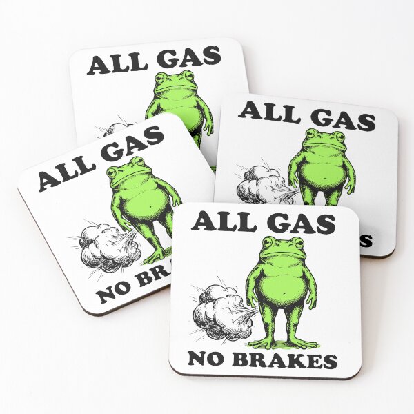 Item preview, Funny Frog Shirt | All Gas No Brakes Meme Tee | Sarcastic Unhinged Quirky Gift designed and sold by rvanderveken.