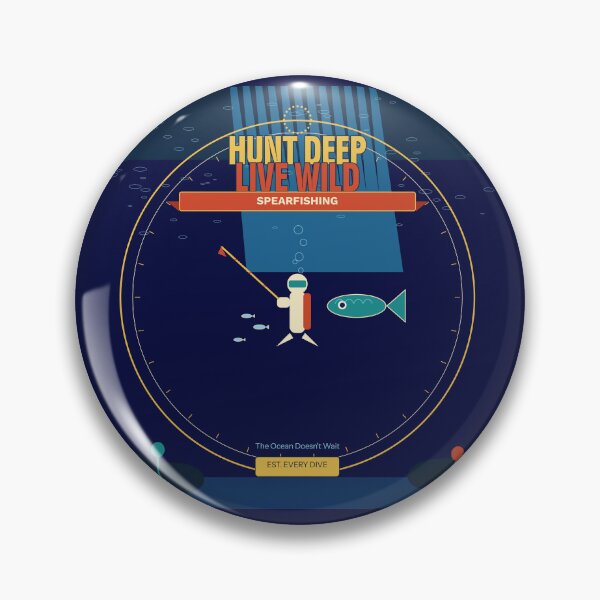 Item preview, Spearfishing Deep Ocean Hunter Diver Gift designed and sold by FlamaC.