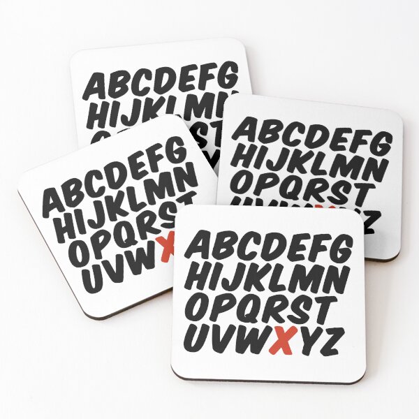 Item preview, Minimalist Alphabet – Letter X Initial Design designed and sold by hhells.