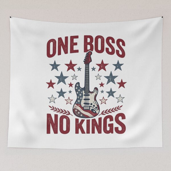 Item preview, One Boss No Kings Monarchy Political Freedom  designed and sold by randomslife.