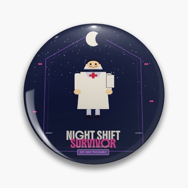 Item preview, Night Shift Nurse Survivor Funny Nurse Gift designed and sold by FlamaC.