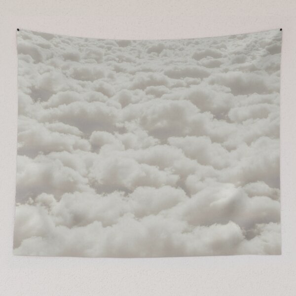 Item preview, Minimalist White Clouds | Serene Sea of Clouds Art designed and sold by Midnight Veil Designs.