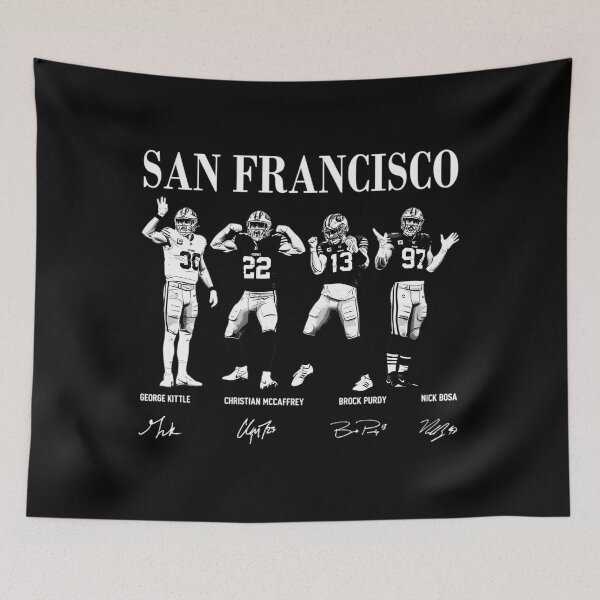 Item preview,  San Francisco 49Ers Gang Brock Purdy George Kittle designed and sold by GrieCases.