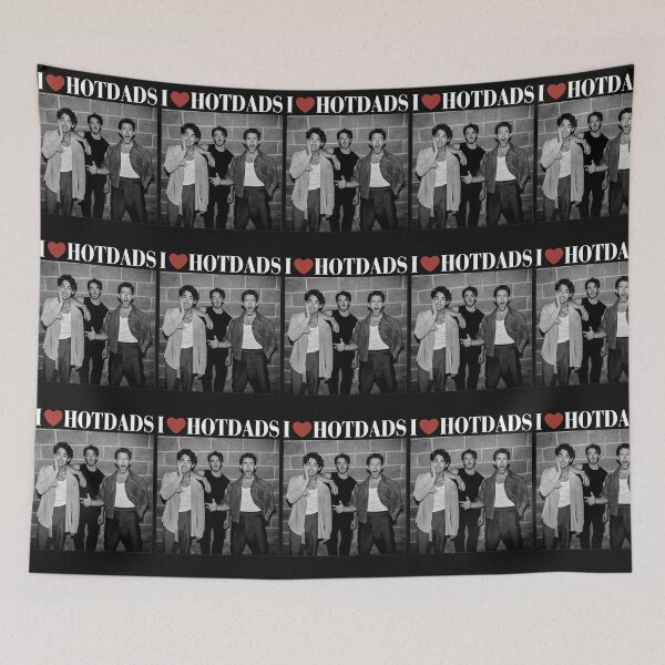 Item preview, I Love Hot Dads Jonas Brothers Vintage Style designed and sold by shopmamabite.