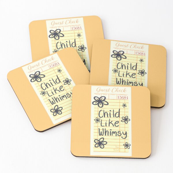 Item preview, Childlike whimsy | guest check | docket designed and sold by Sophie Louise Arts.