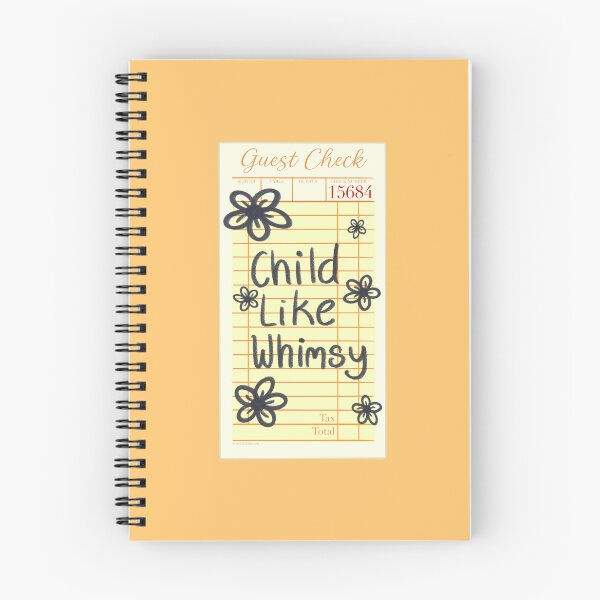Item preview, Childlike whimsy | guest check | docket designed and sold by Sophie Louise Arts.
