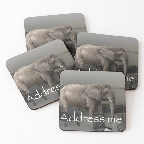 Item preview, Address Me Elephant designed and sold by EigengrauART.