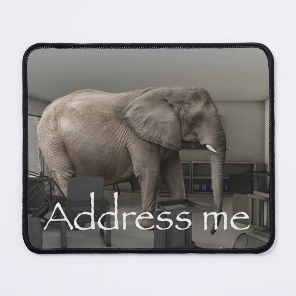 Item preview, Address Me Elephant designed and sold by EigengrauART.