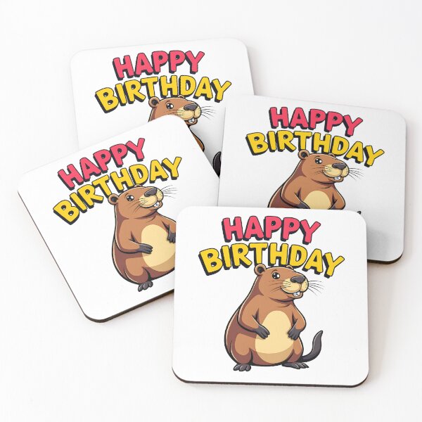 Item preview, Cute Funny Capybara Animal Lover Happy Birthday Gift Design  designed and sold by ArtDesignerHub.