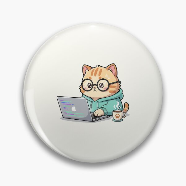 Item preview, Programmer Cat Coding designed and sold by HoopeStylee.