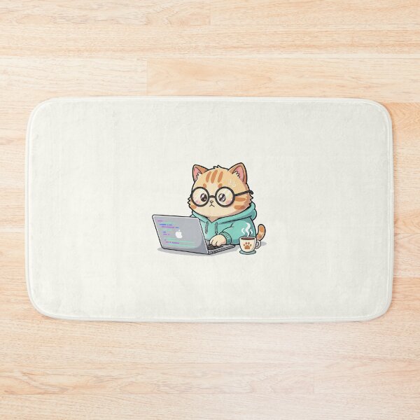 Item preview, Programmer Cat Coding designed and sold by HoopeStylee.