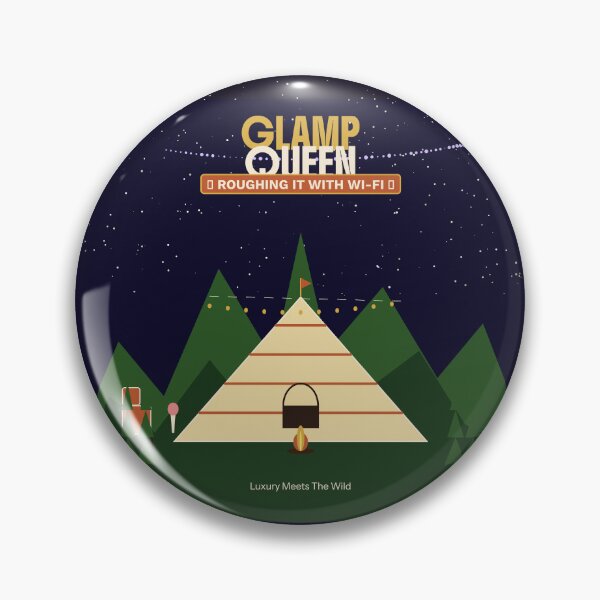 Item preview, Glamp Queen Glamping Outdoors Luxury Camping Gift designed and sold by FlamaC.