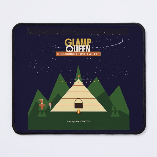 Item preview, Glamp Queen Glamping Outdoors Luxury Camping Gift designed and sold by FlamaC.