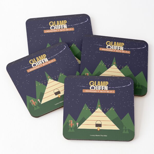 Item preview, Glamp Queen Glamping Outdoors Luxury Camping Gift designed and sold by FlamaC.