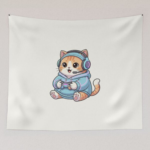 Item preview, Gamer Cat Vibes designed and sold by HoopeStylee.