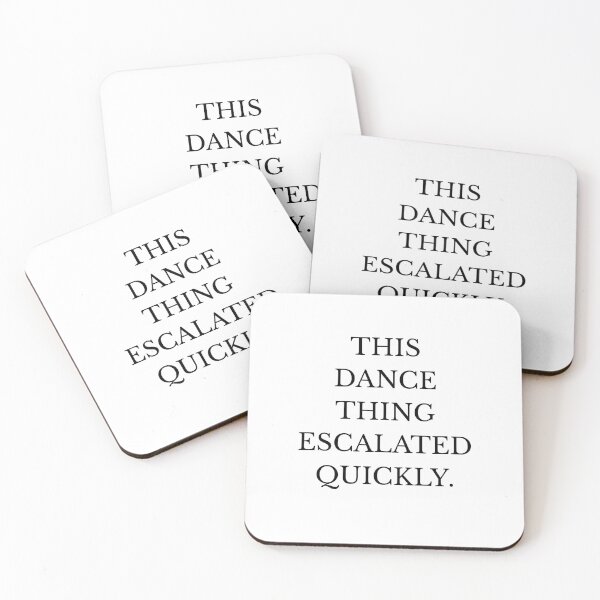 Item preview, This Dance Thing Escalated Quickly Quickly Meme Shirt designed and sold by Omarmadani.