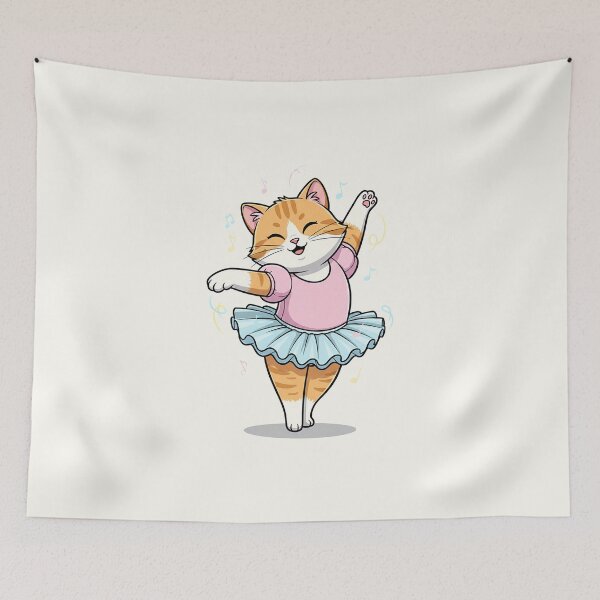 Item preview, Cute Dancer Cat designed and sold by HoopeStylee.