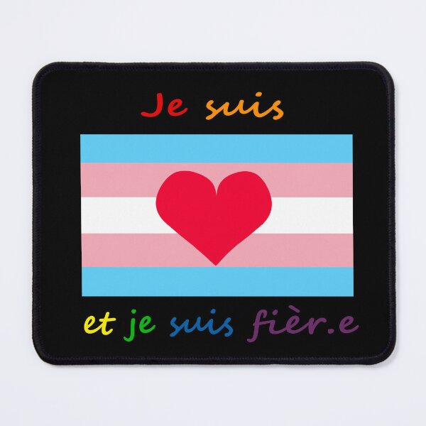 Item preview, Trans proud (French) designed and sold by MatanteVargeuse.