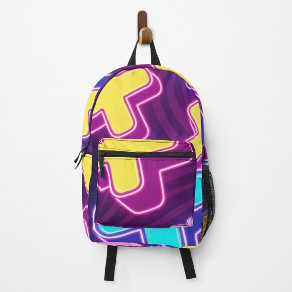Item preview, Neon 3D Floating Crosses - Retro Futuristic Y2K Dopamine Pop designed and sold by Jimakmo.