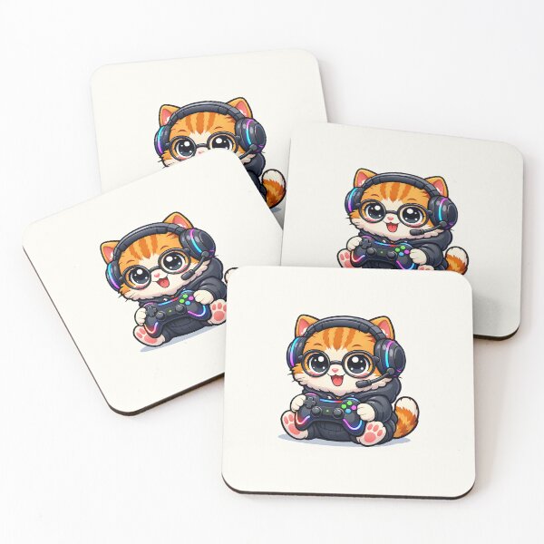 Item preview, Cute Gaming Cat designed and sold by HoopeStylee.