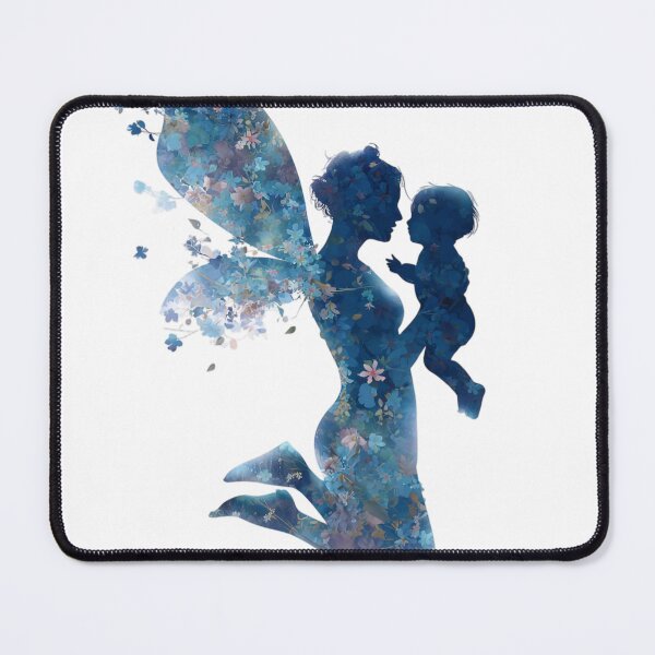 Item preview, Mother's Day Fairy Floral Silhouette Maternal Bond designed and sold by BigStar-Cart.