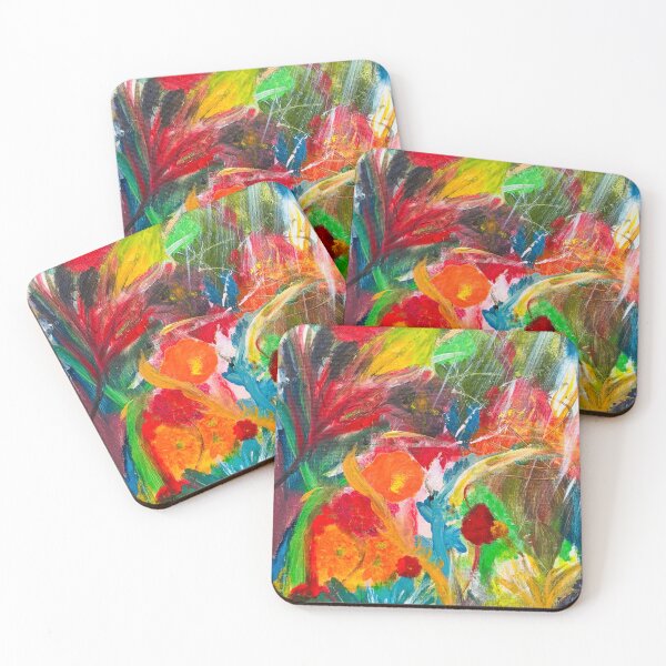 Item preview, Vibrant Flowers After the Tropical Downpour  designed and sold by Jasbindar Singh.