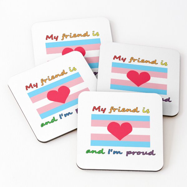 Item preview, Trans friend designed and sold by MatanteVargeuse.