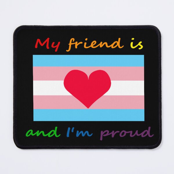 Item preview, Trans friend designed and sold by MatanteVargeuse.