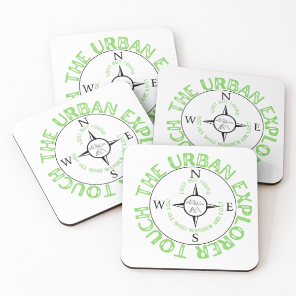 Item preview, Premium Neon Compass Urban Explorer - Not All Who Wander Are Lost designed and sold by The Urban Explorer.