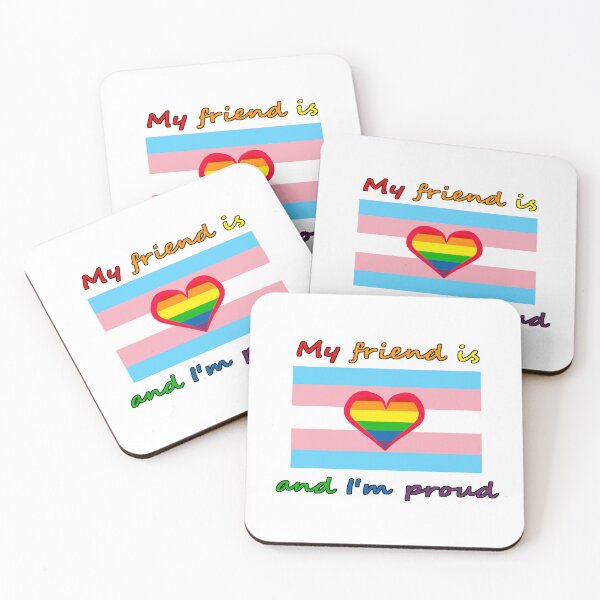 Item preview, Trans friend (rainbow version) designed and sold by MatanteVargeuse.