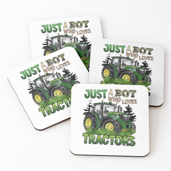 Item preview, Just A Boy Who Loves Tractors - Green Farm Tractor Camo Design designed and sold by shopmamabite.