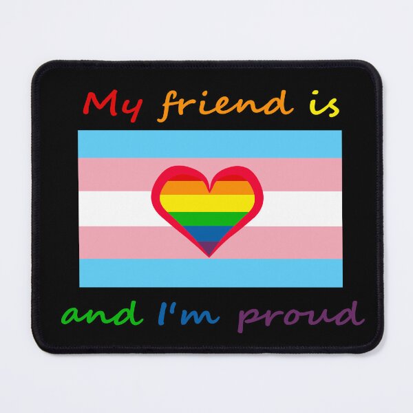 Item preview, Trans friend (rainbow version) designed and sold by MatanteVargeuse.