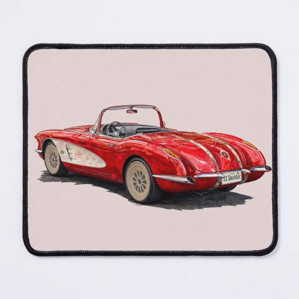 Item preview, Dream Vintage Red Convertible  designed and sold by MysticStillArt.