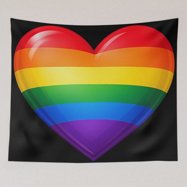 Item preview, Rainbow Heart designed and sold by Junior-Design.