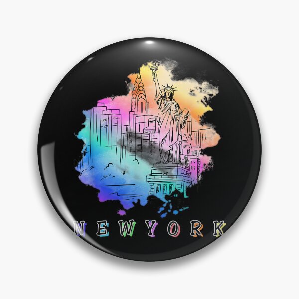Item preview, NYC New York City Skylines Statue of Liberty designed and sold by MollyLYork.