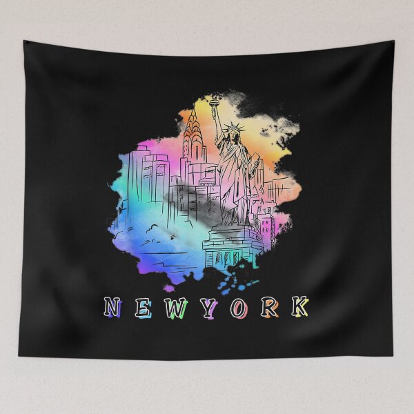 Item preview, NYC New York City Skylines Statue of Liberty designed and sold by MollyLYork.