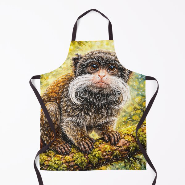 Item preview, Whimsical Emperor Tamarin Portrait designed and sold by Pixel Junkies Studio.