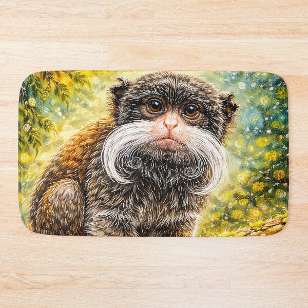 Item preview, Whimsical Emperor Tamarin Portrait designed and sold by Pixel Junkies Studio.