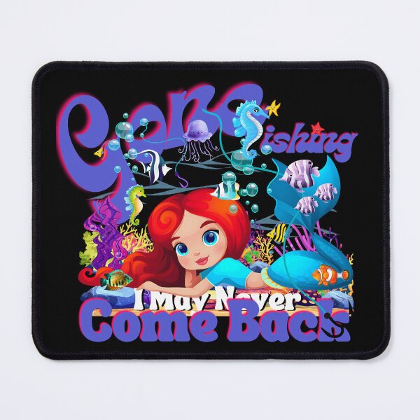 Item preview, Kawaii Mermaid Gone Fishing: Tropical Ocean designed and sold by AXENT Designs.